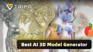 Leading AI 3D Algorithm Revolution -- Tripo AI is best AI 3D Model Generator