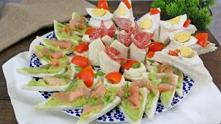 TARTINE DI PANCARRE, facili, veloci, economiche - Tartine per buffet e aperitivo- La cucina di Rita