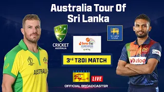 Australia Tour of Sri Lanka | 2022-06-11 | 3rd T20I Live | ඕස්ට්‍රේලියානු ශ්‍රී ලංකා ක්‍රිකට් සංචාරය