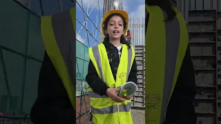 أصغر مهندسة في العالم تعلمك أسرار صب الخرسانة! 👷‍♀️🏗️