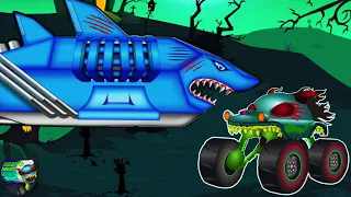 Scary Flying Shark, Moon Walk + More Kindergarten Animated Cartoon Videos