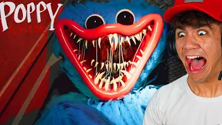 MAMUTE passou MEDO nessa fábrica de brinquedos ASSUSTADORES!! (POPPY PLAYTIME)