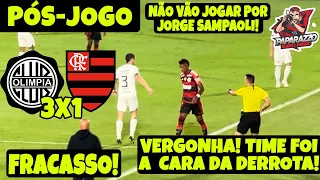 FRACASSO DE UM TIME QUE NÃO SABE MAIS O QUE É JOGAR PRA SER CAMPEÃO! FIM DA LINHA PARA SAMPAOLI!
