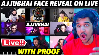 AJJUBHAI REVEAL HIS FACE ON LIVE ACCIDENTALLY || TOTAL GAMING FACE REVEAL || AJJUBHAI FACE REVEAL