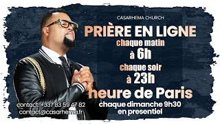 Rendez-vous de prière matin et soir. 6h et 23h heure de Paris