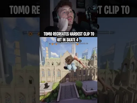 Tomo Recreates The Hardest Clip To Hit In Skate 4..
