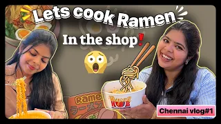 First Time Experience🚨🤩Cooking Ramen In The Shop😱#sharmilanirmalavlogs 