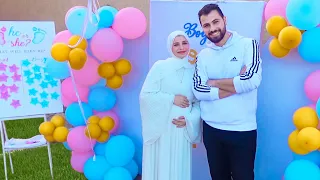 واخيرا حفلة جنس البيبي صبي أو بنت!!💙🩷مؤثر🥹Gender Reveal Party|💙🩷