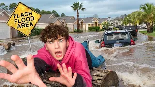 STUCK in a flash flood! (LOS ANGELES)