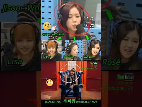 BLACKPINK 🔥 "Whistle"  Lisa Jennie Rosé - Reaction to Jisoo 🔥 2025 #edit #reaction #whistle
