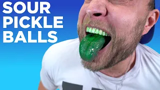 Sour Pickle Balls Challenge DESTROYED