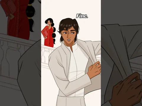 Aladdin never say that to an woman 👑 #disney #art #drawing #comic #couple #love #shortanimation