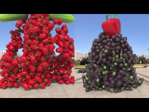 Vegetables match each other.  c4d works