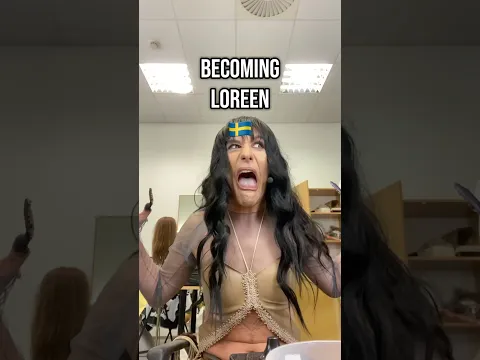 Klemen becoming Loreen - Tattoo | Eurovision Winners Video | Slovenia 🇸🇮 | #Eurovision2025