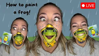 How to paint a frog on your face! With Mariam Marks!