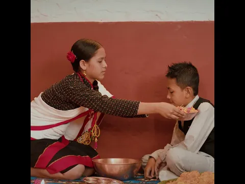 Lets worship Laxmi, dogs & cows, children song #tiharsong #childrensong #rambabusubedi #acharyagopal