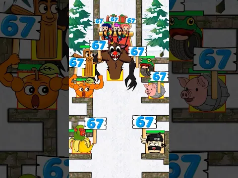 99 NIGHTS IN FOREST x KPOP DEMON HUNTERS x ROBLOX STEAL A BRAINROT Challenge: Team 67 Christmas