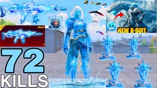Wow!!😍 NEW MAX GLACIER x-SUIT and Level 9 ( SCAR-L ) is REALLY OP 🥶 PUBG Mobile I BGMI