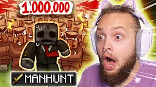Is This Peak or Brainrot? (1,000,000 Villager Manhunt Reaction)