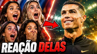 REAÇÕES das MULHERES ao ver CRISTIANO RONALDO sem CAMISA