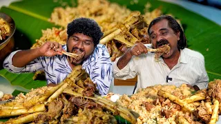 5 KG MUTTON BIRIYANI & MUTTON NALLI 😱🔥 | Eating Challenge ft @saapatturaman  | Foodie Prabu