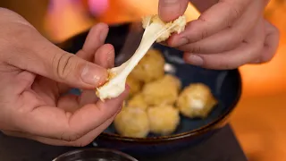 Crispy Mozzarella Balls my NEW Favorite Snack