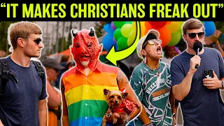 Street Preaching at ANOTHER Wild Gay Pride Festival!