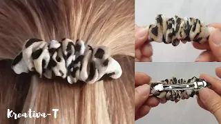 Pasador, clip o broche para el cabello scrunchie. Scrunchie Barrette