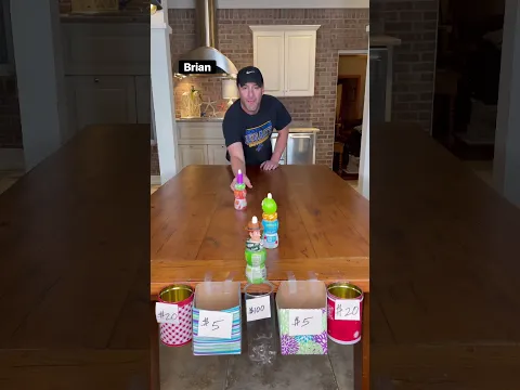 Money bottle slide!! #familyfun