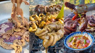 Amazing Cooking Pig's Intestines Recipe In my Countryside