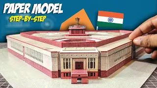 Build SANSAD BHAWAN in 5 Minutes with This CARDBOARD Hack
