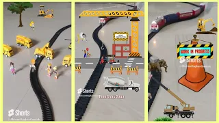 Best videos of Construction site and train stories. Best Shorts Compilation #train