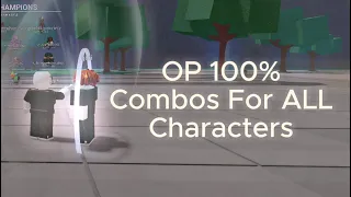 The Best One Shot Combo For All Characters In The Strongest Battlegrounds Roblox