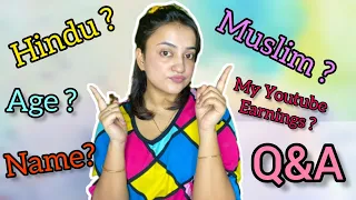 Q&A 😅 Hindu / Muslim ??😭 My Youtube Earnings ??💸💰 First Time Q&N Video 😥|| Tabbu Sabnam Official