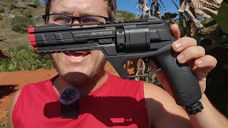 Pistolinha de 2 reais VS Pistolão de 2000 reais! | Artemis cp300 .50 home defense