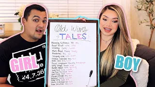 OLD WIVES TALES | GENDER PREDICTIONS! *omg*