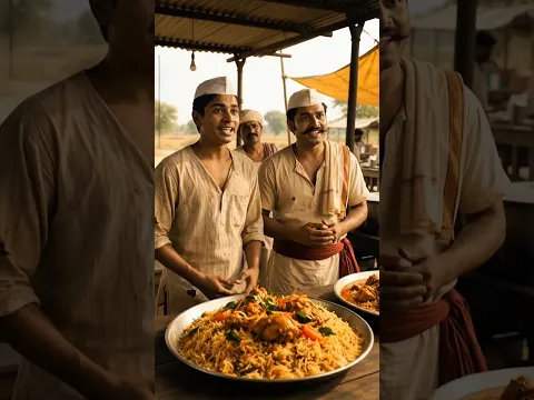 After challenge dhabe wala made malabari chicken biryani #montagem #mhacommunity #storytelling