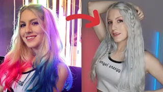 DE HARLEY QUINN A CABELLO BLANCO 👀 CAMBIO DE LOOK