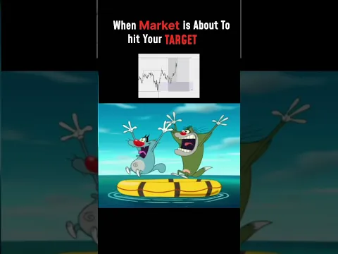When Market is About To Hit Your Target Traders Be Like 😂 / #trading #tradingmeme #shorts