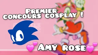 premier concours cosplay !! Amy rose de l'univers de sonic
