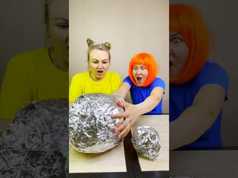 Foil with a secret😜#shorts #best #tiktok #funny #fun #funnyshortiki