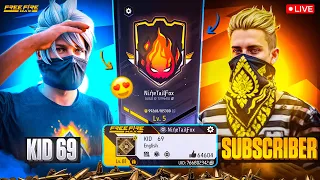 🔴[Live] Playing with Subscribers 😎🔥 Day  2 in Garena Free Fire 🔥#foryou