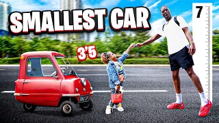 I Survived 24 Hours In World's Smallest Car!