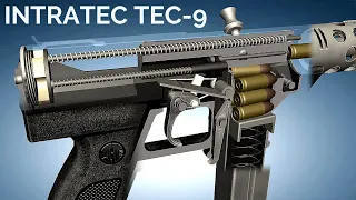 3D Animation: How the Unconventional Intratec TEC-9 Works