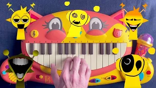 SIMON THEME PHASE 1-6 PLUS RETAKE, SPRUNKED, INFECTED / INCREDIBOX SPRUNKI ON A CAT PIANO