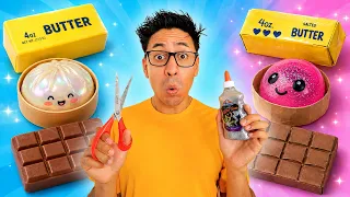 Cómo hacer 7 SQUISHIES CASEROS fáciles y divertidos (en casa :D)