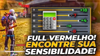 COMO ENCONTRAR A SENSIBILIDADE PERFEITA NO FREE FIRE! Segredo da sensibilidade dos instaplayers!