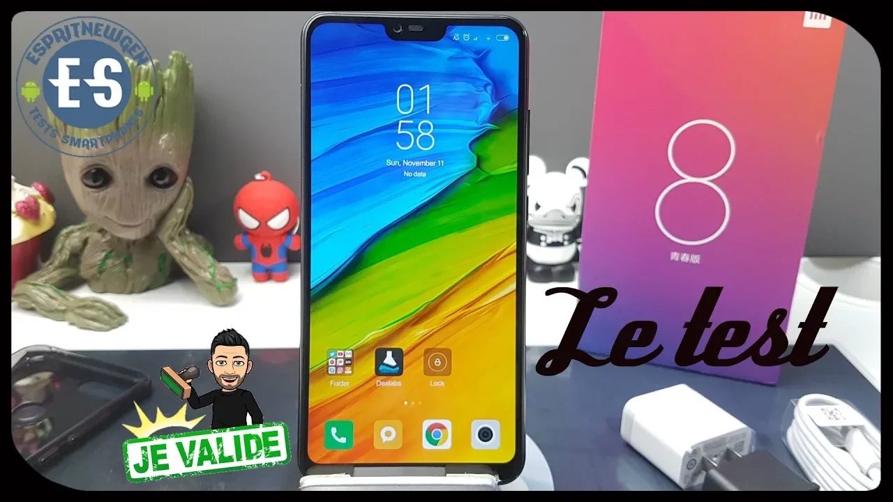 Vido-Test de Xiaomi Mi 8 Lite par Espritnewgen