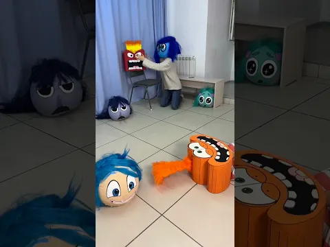 HELP❤️ SADNESS CATCH 1 MASK😭 #insideout2 #joy #anger #fear #envy