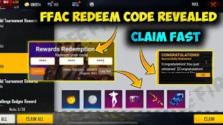 Redeem code Revealed 💥 Claim Fast 💥 Get Silver and Gold Token and get 7th elite emote 💥 Freefire